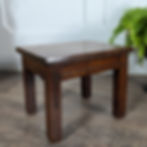 Scratch-Built Solid Oak Stool - Dated 1937