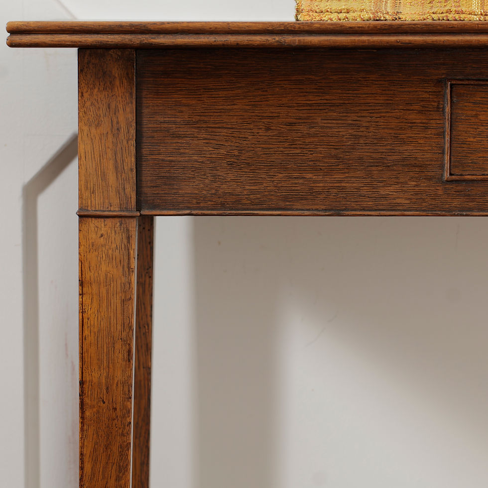 Thumbnail: Georgian - George III Oak Console / Side Table
