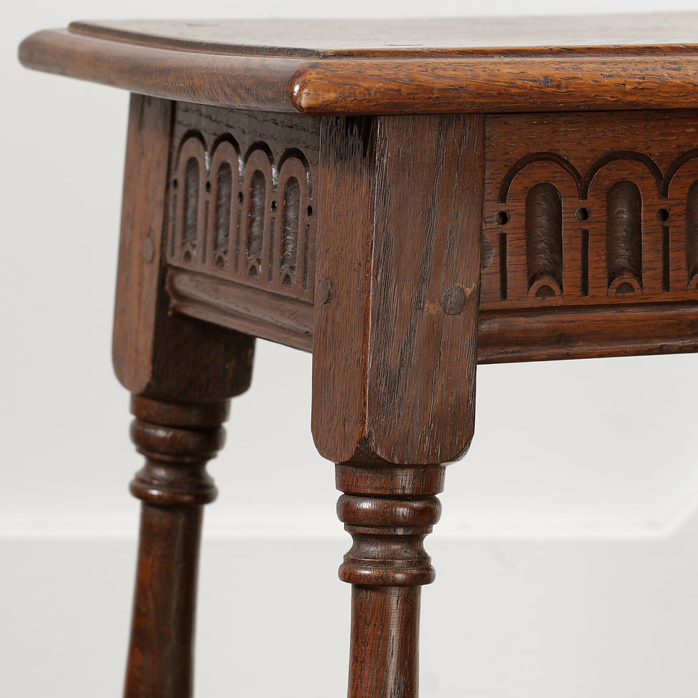 Thumbnail: Victorian Jointed Oak Stool