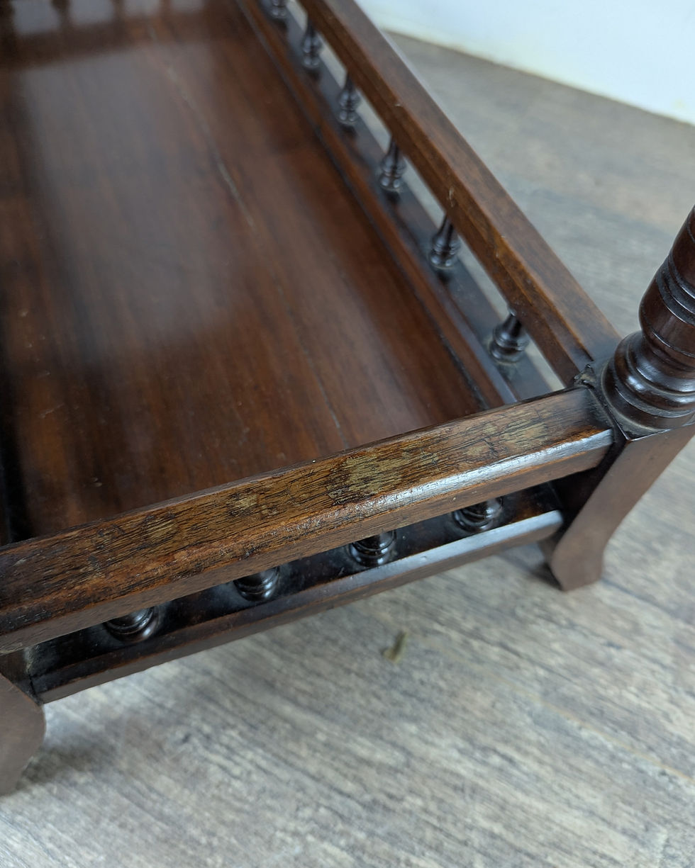 Thumbnail: Late Victorian Walnut Drop Flap Side Table