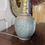 Thumbnail: Vintage Pewter Table Lamp Embossed With the Four Seasons