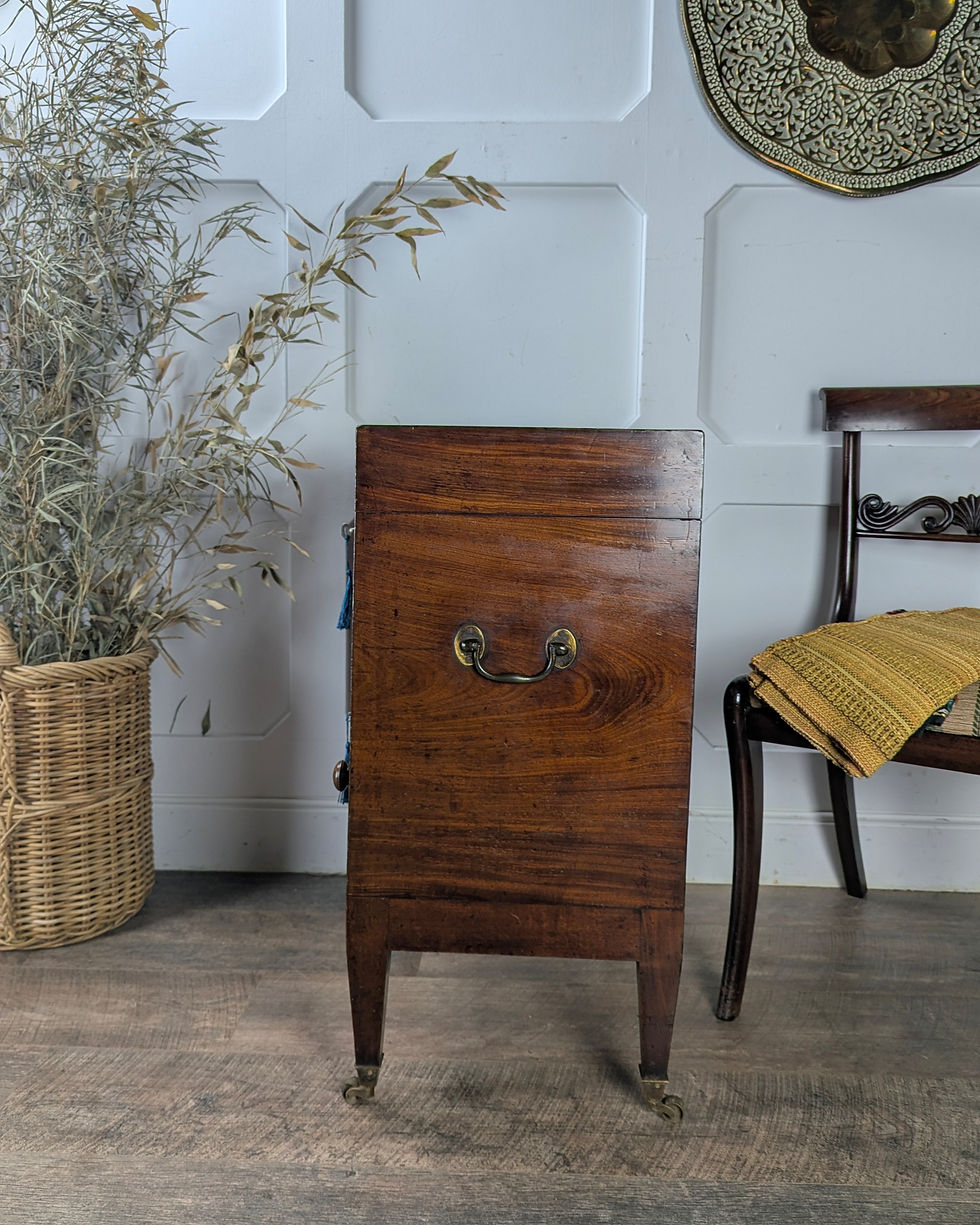 Thumbnail: Georgian Mahogany Wine Cooler / Cellarette