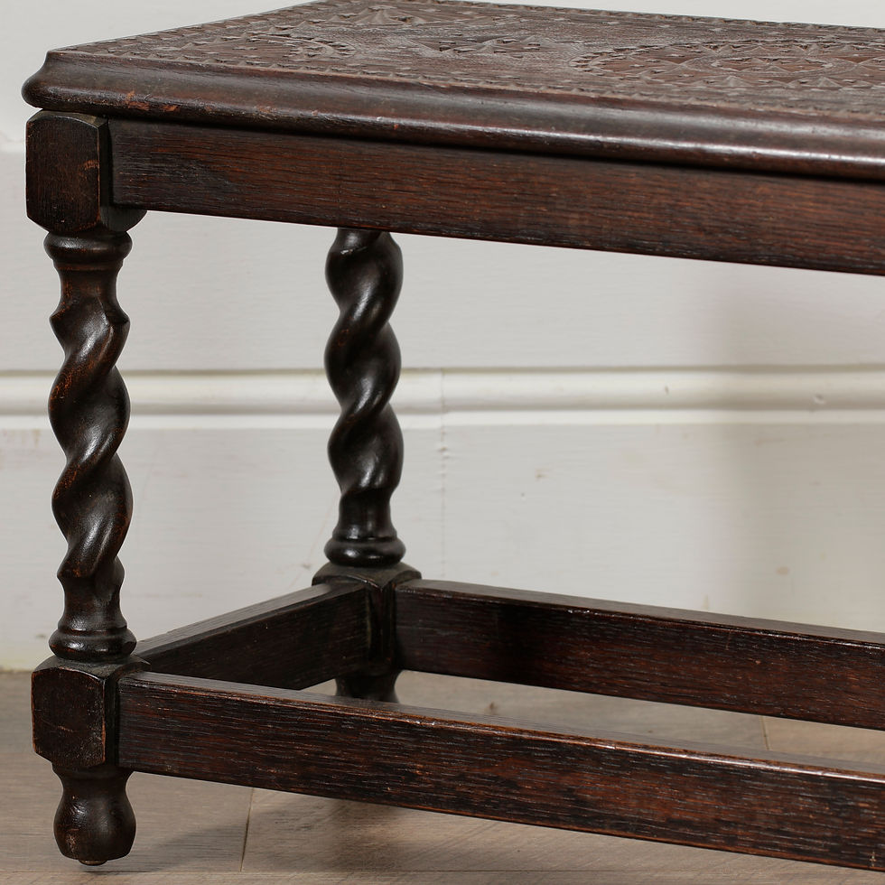 Thumbnail: 19th-Century Carved Stool / Stand