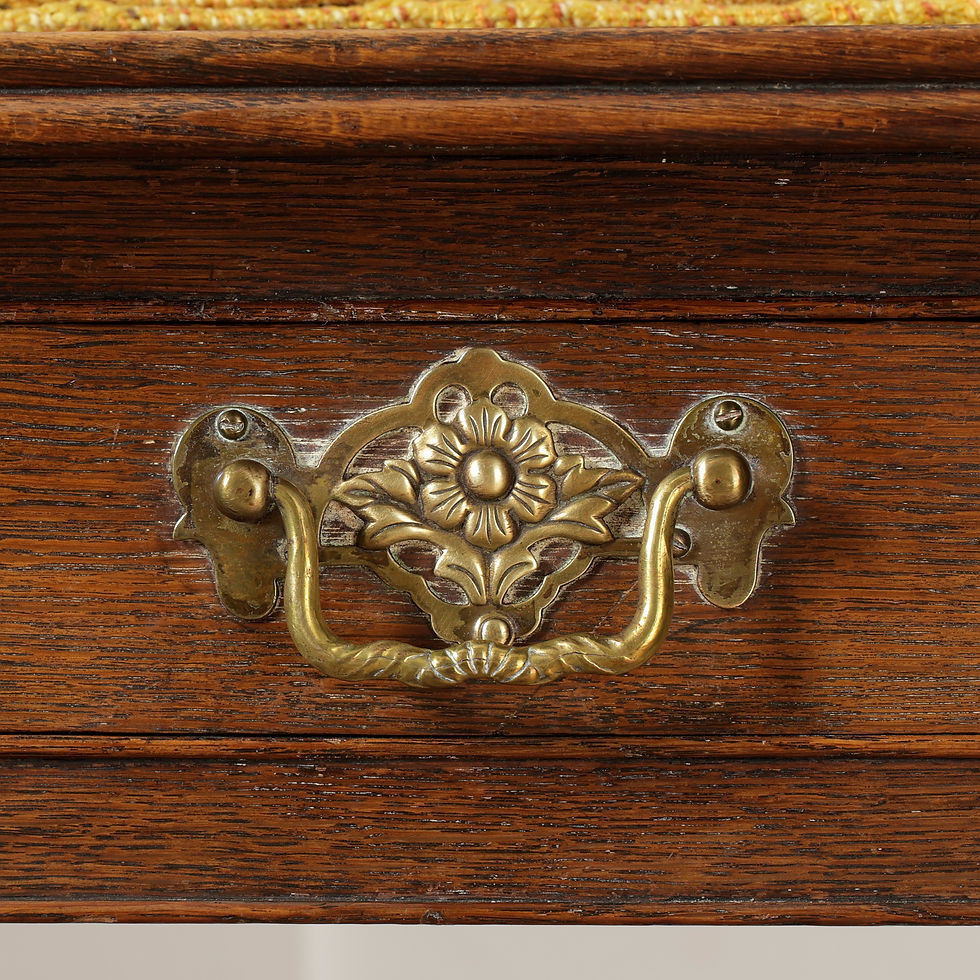 Thumbnail: Georgian - George III Oak Console / Side Table