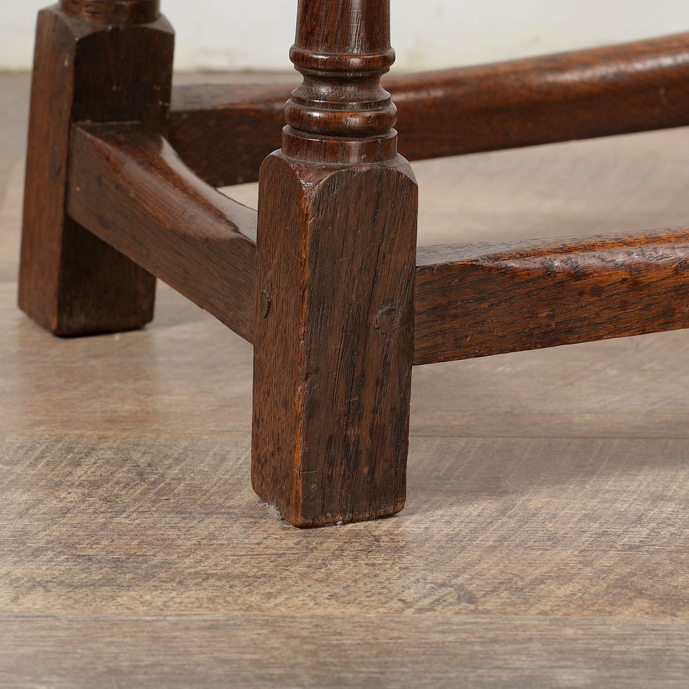 Thumbnail: Victorian Jointed Oak Stool