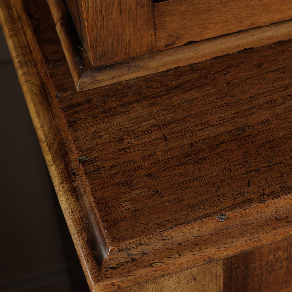 Thumbnail: Mid-Victorian Mahogany Glazed Bookcase Above Cupboard