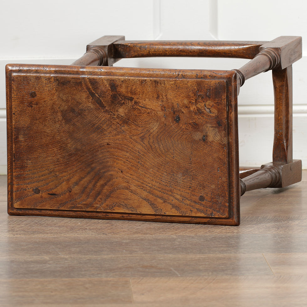 Thumbnail: Victorian Jointed Oak Stool