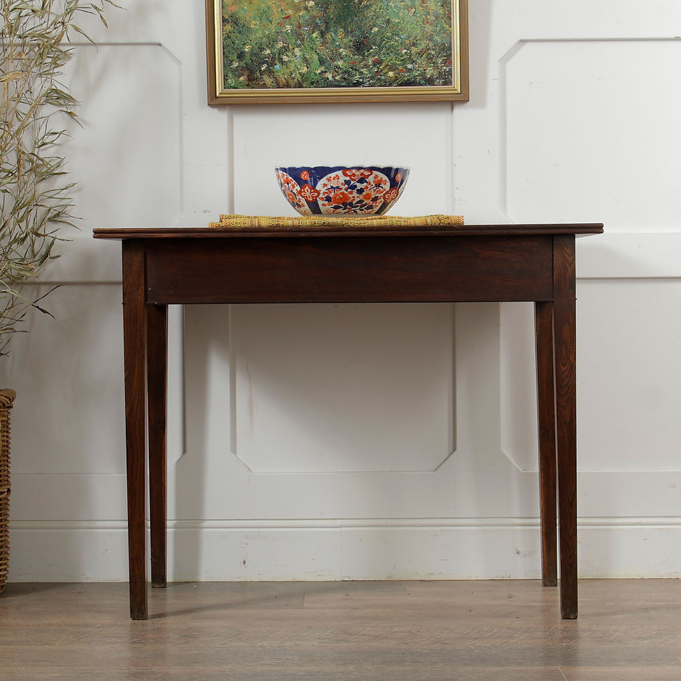 Thumbnail: Georgian - George III Oak Console / Side Table