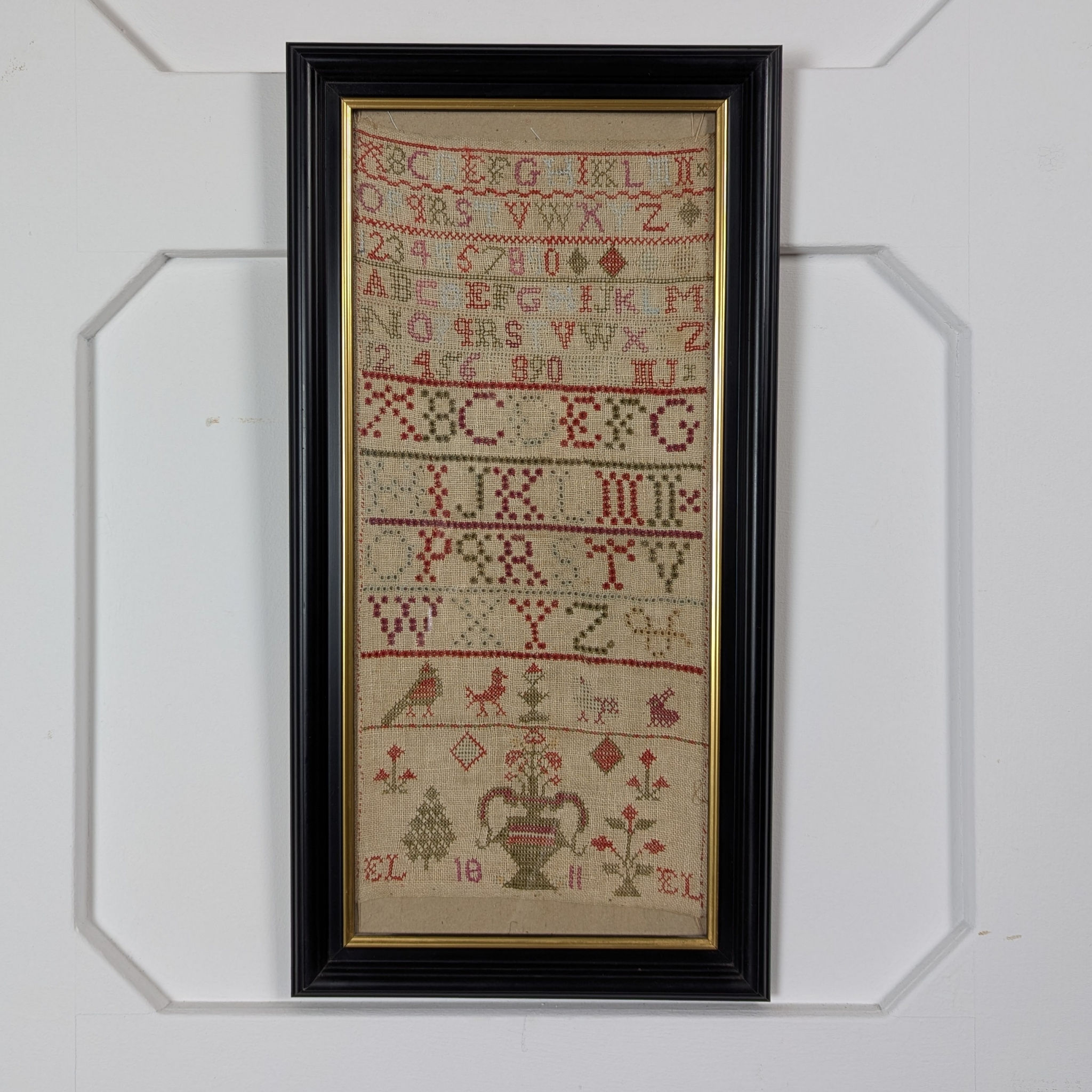 Framed Georgian Sampler (Dated 1811)