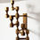 Miniatyrbild: Wall Mounted Candelabra in Brass, Metallslöjden Gusum, Sweden, -1982