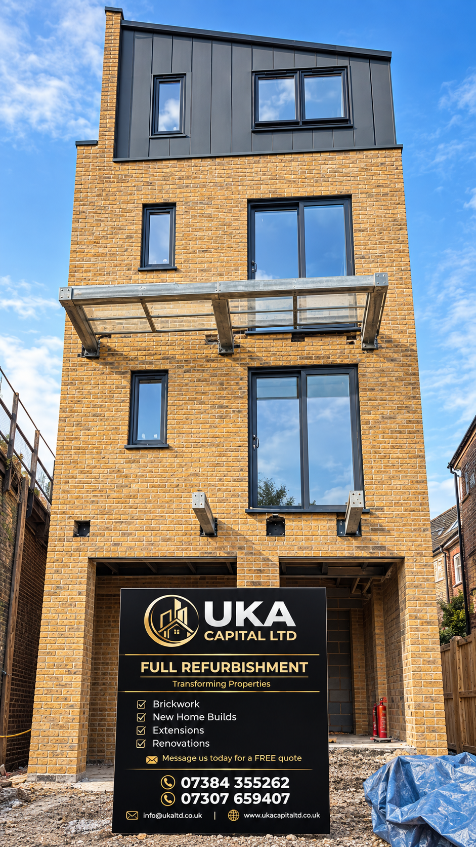 Contact UKA Capital for construction services across London