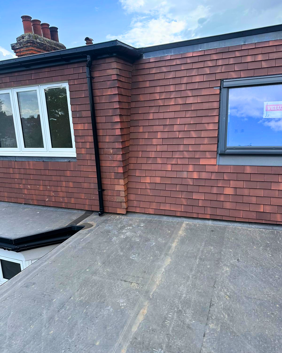 Rear loft conversion build with new dormers in Winchmore Hill