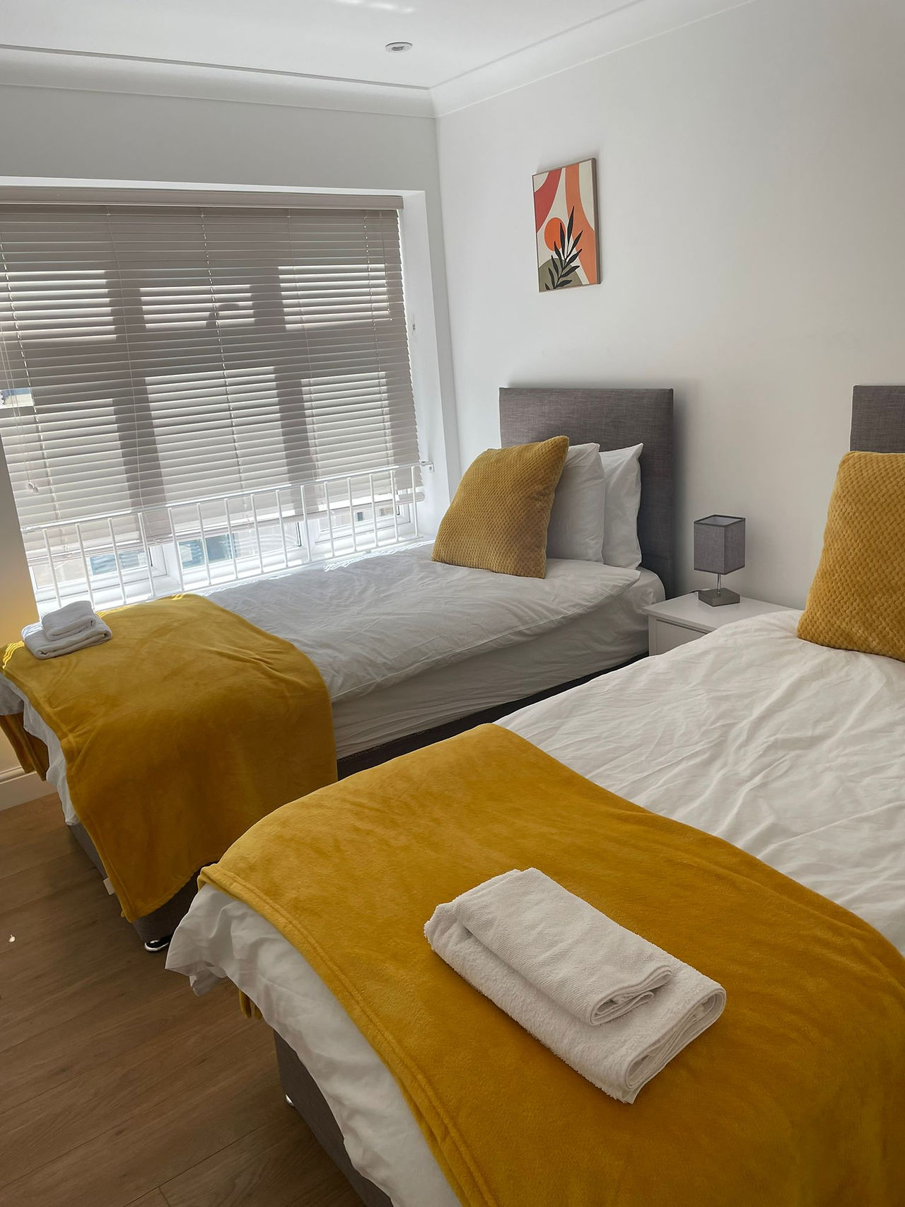 Cleaned both beds quickly 