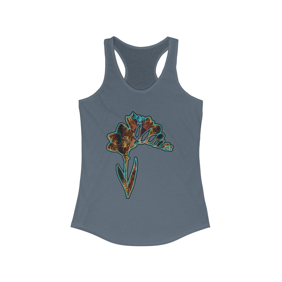 Thumbnail: Valkyrie genesis/Freesia Women's Racerback Tank Top, Summer Top, Gift for Her