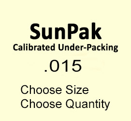 .015 SunPak Premium Quality Under-Packing - FREE SHIPPING