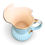 Thumbnail: A gorgeous duck egg blue coloured vintage Crown Devon jug