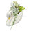 Thumbnail: A stunning vintage Sylvac swan vase with a variety of colourful succulents