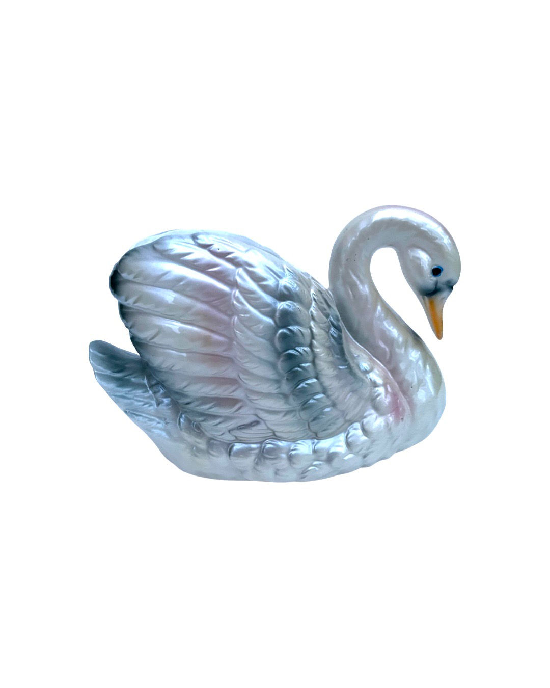 A gorgeous vintage female swan vase
