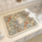 Thumbnail: Super Absorbent Large Kitchen Absorbent Mat Antiskid Draining Coffee Dish Drying