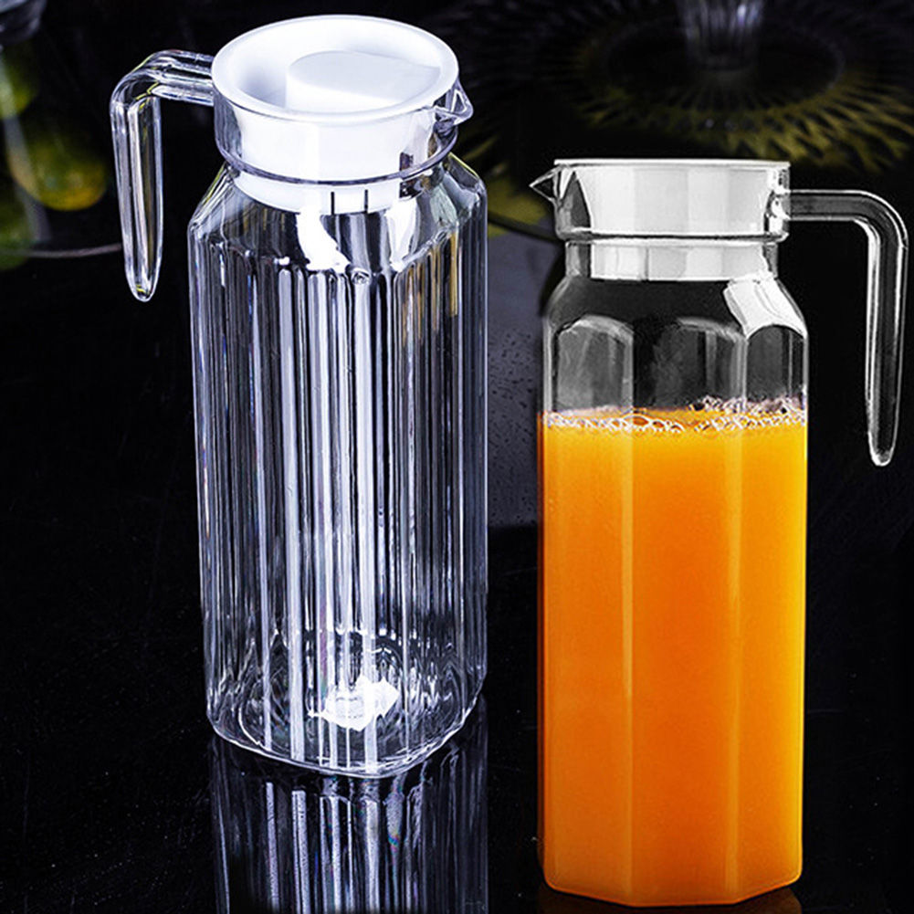 1.1L Water Juice JUG Pitcher Plastic Transparent Bottle For Storing Fresh Juices
