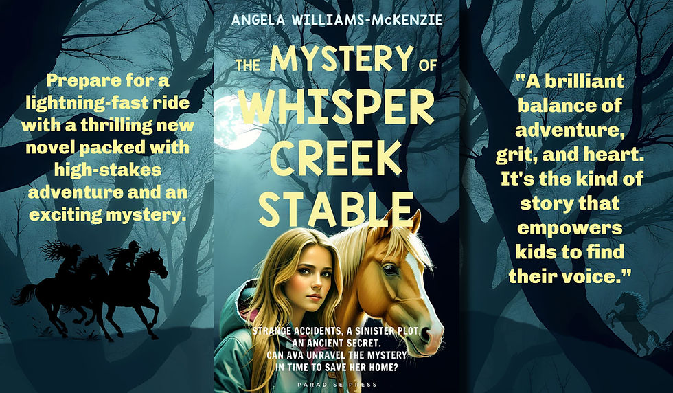 The Mystery of whisper creek stable - horse mystery book, social sharing.jpg