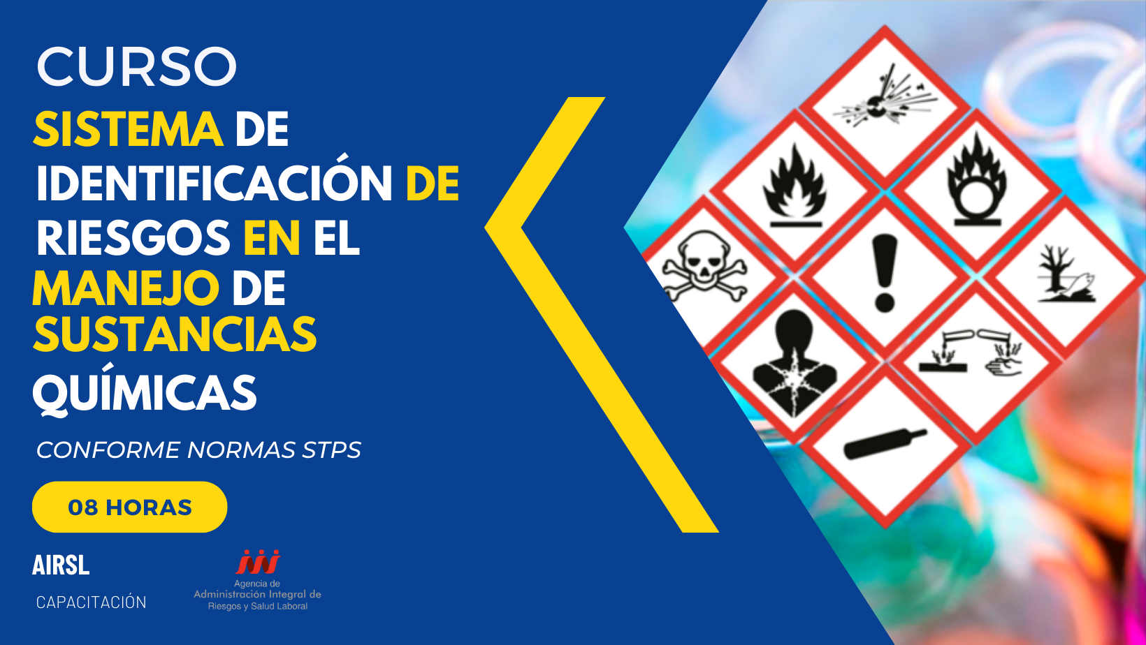 Curso "Sistema de Identificación de Riesgos en el Manejo de Sustancias Químicas"
