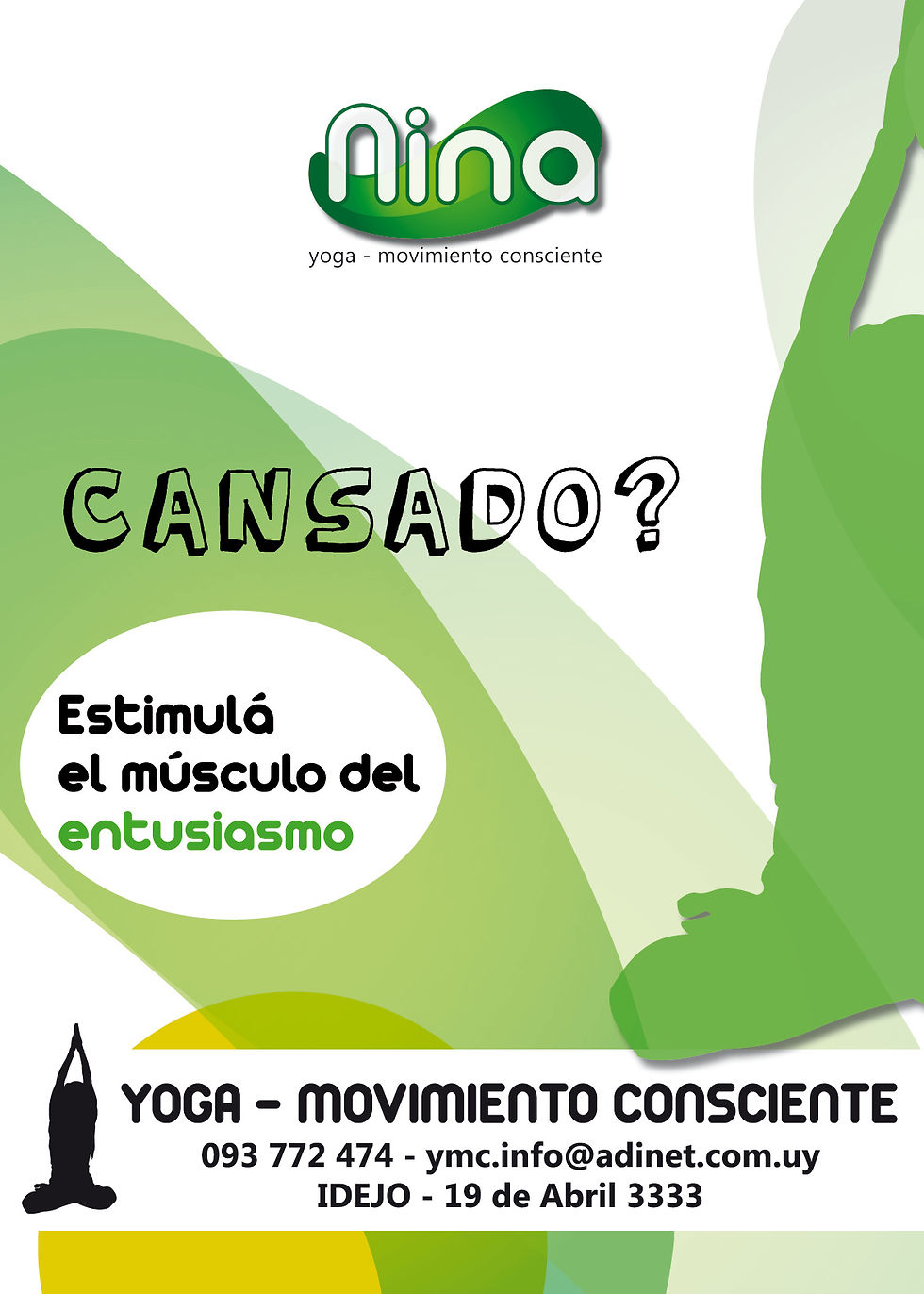 Clases de yoga - Folleto
