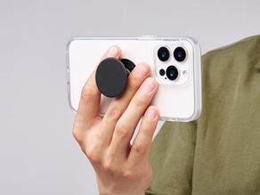 Enhance Your Mobile Experience with PopSockets Phone Grip - PopSockets Phone Grip with Expanding Kickstand, Adhesive Grip - Black