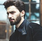 Fashion Portrait of a Bearded Man