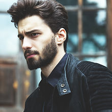 Fashion Portrait of a Bearded Man