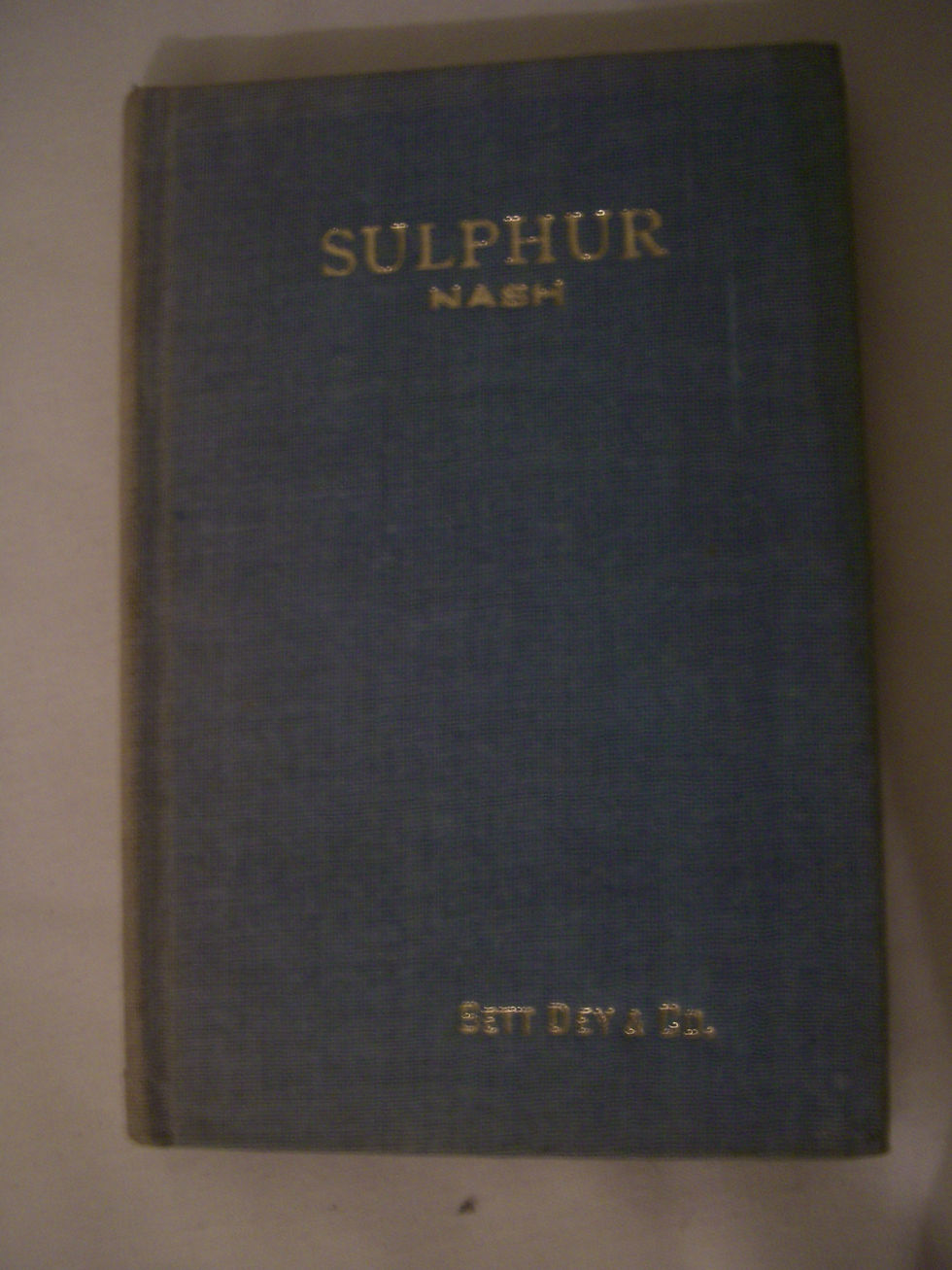 Sulphur por Sett & Co.