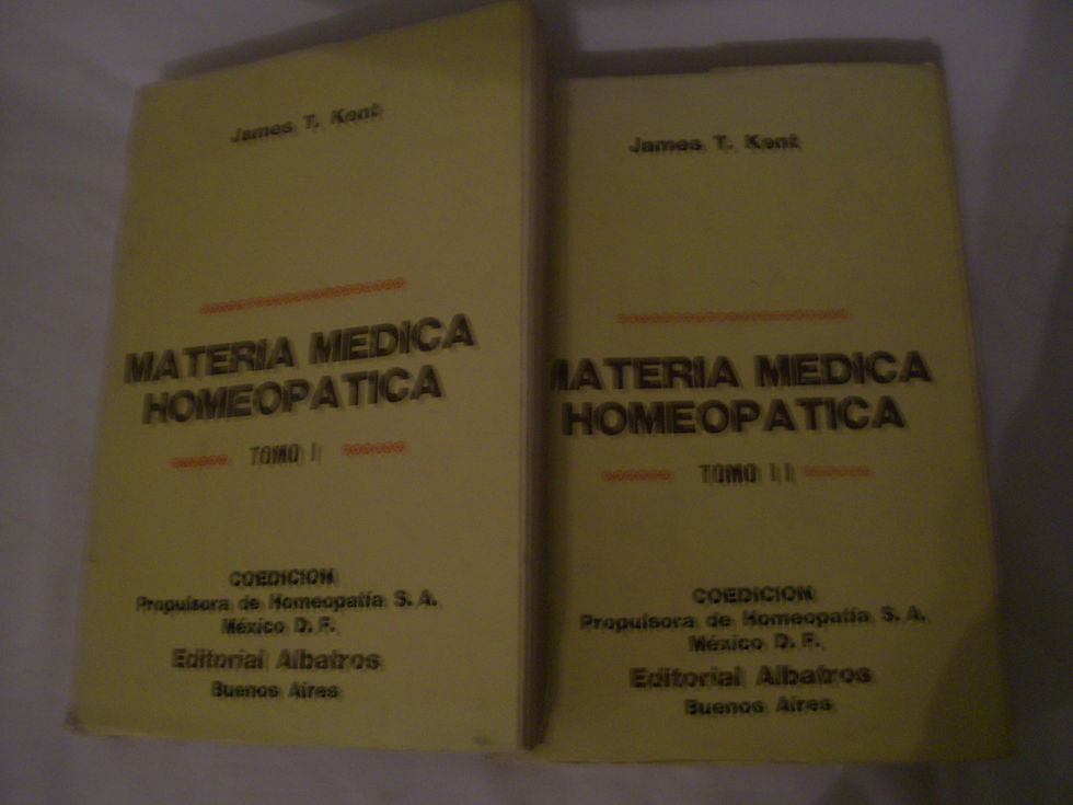 Materia Medica de Kent (2 Tomos)