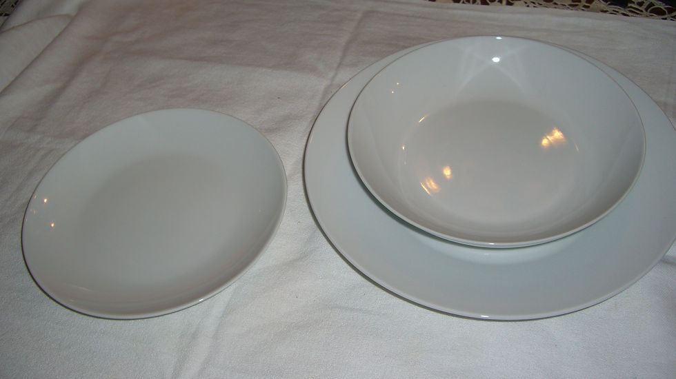 Juego Platos Natural Equipment