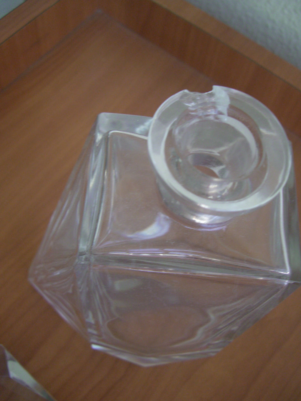 Botella y Jarra de Cristal