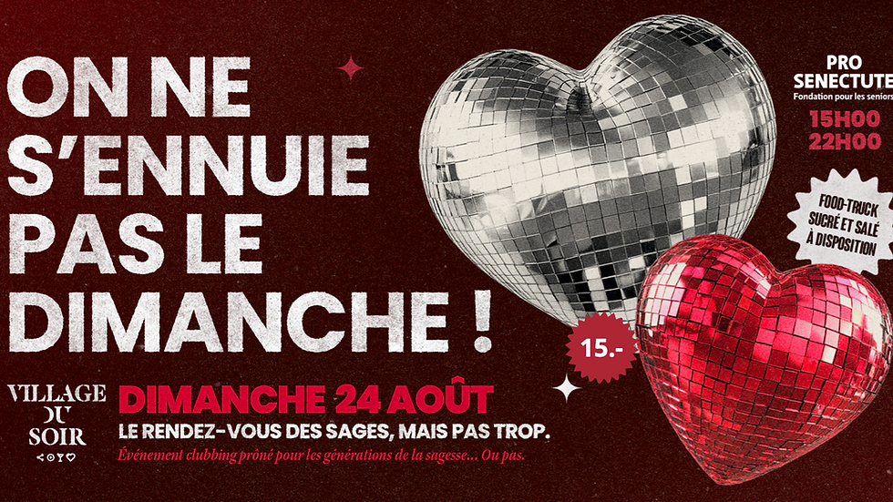 On ne s'ennuie pas le dimanche!