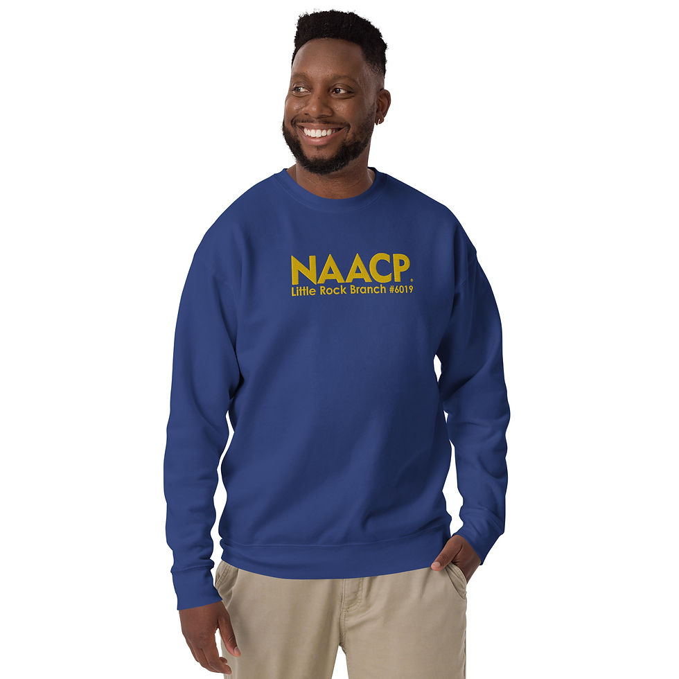 Thumbnail: Unisex  Embroidered Yellow Logo Premium Sweatshirt