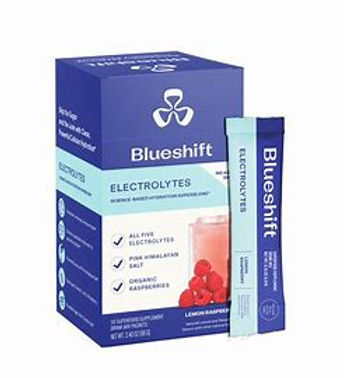 Blueshift Electrolyte Powder - Raspberry - 10pack - 2.40 oz
