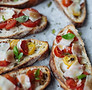 Bruschetta with Ham