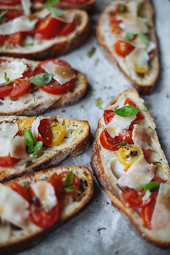 Bruschetta with Ham