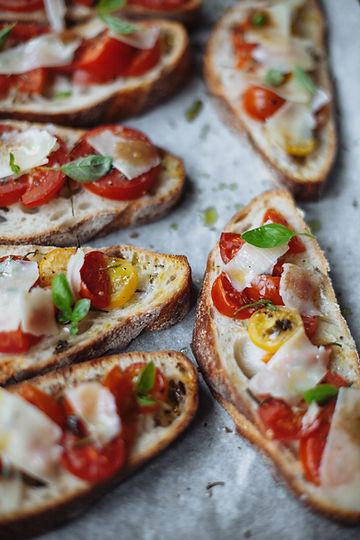 Bruschetta with Ham