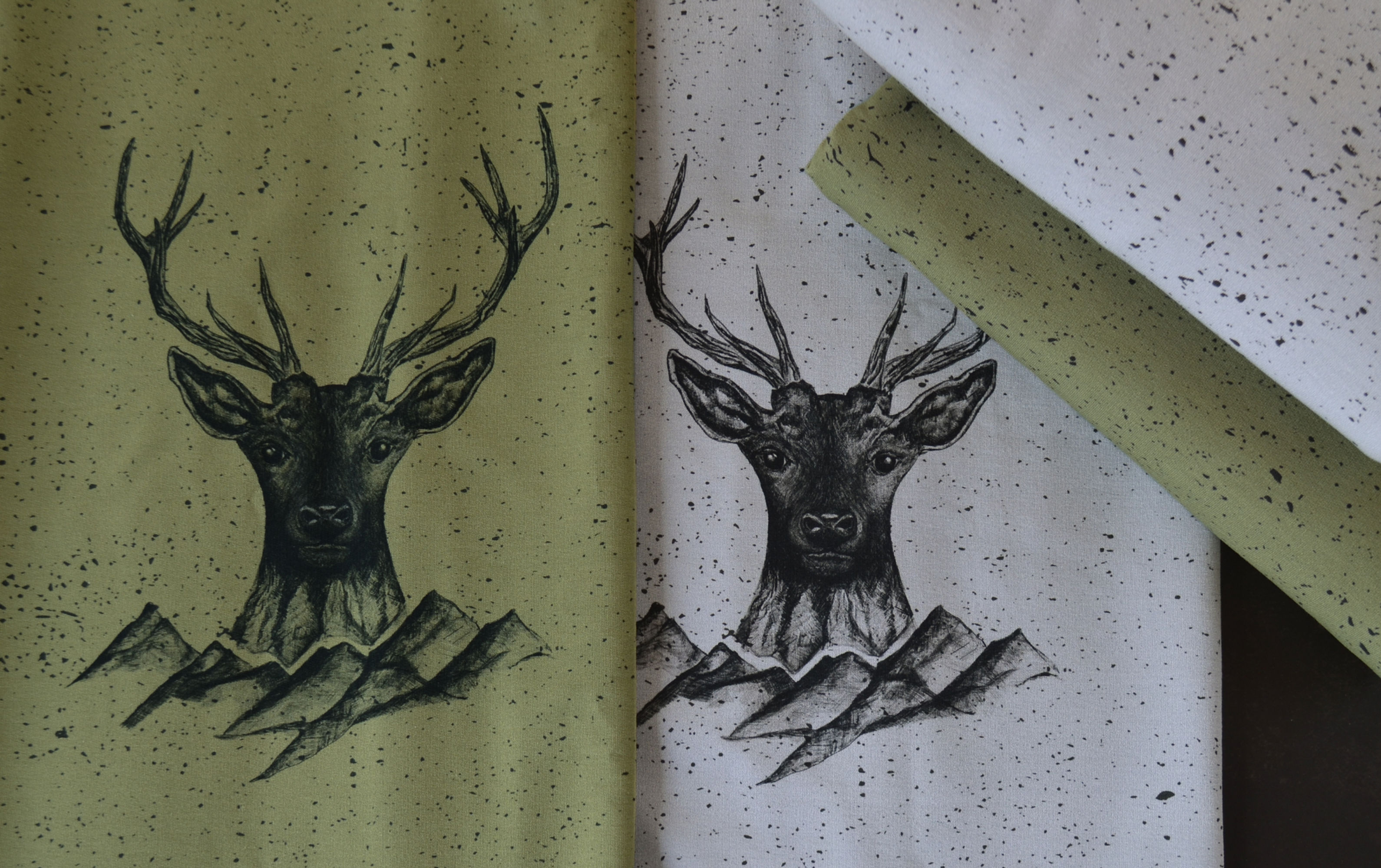 Into the Wild – French Terry Panel ca. 80 cm | Bienvenido Colorido x Swafing