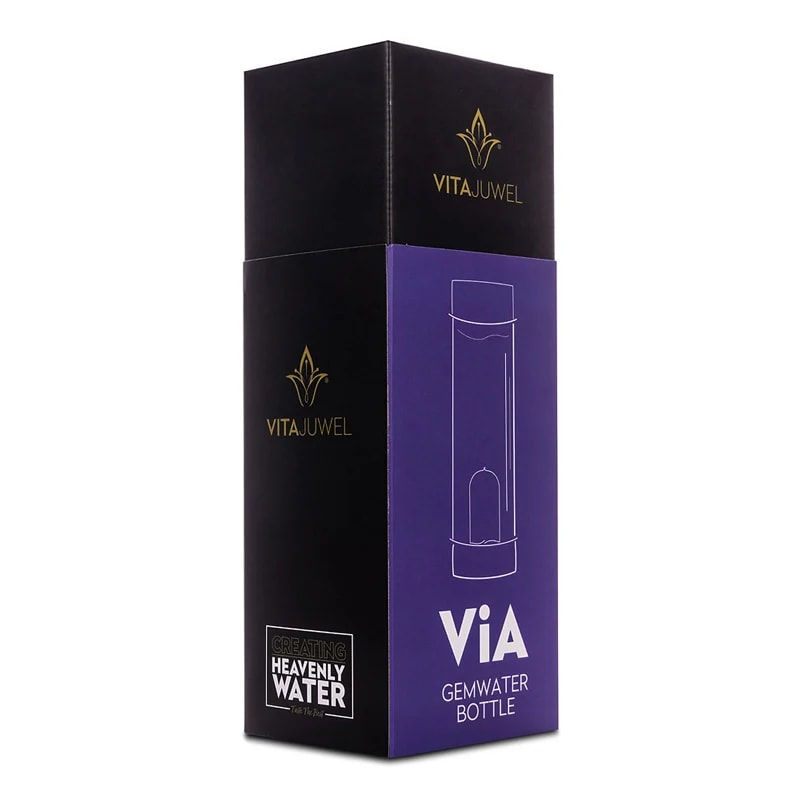 Miniature : VitaJuwel ViA „Wellness“ – Edelsteinwasserflasche