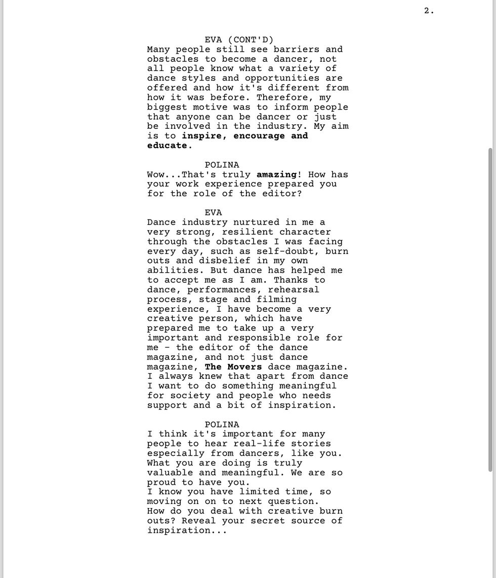 Script page 2