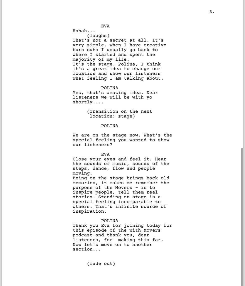 Script page 3