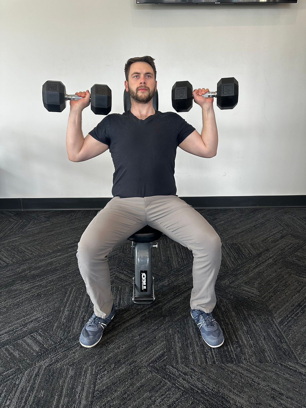 Seated Dumbbell Shoulder Press