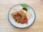 ผัดไทยวุ้นเส้น ปลาหมึกกรอบ
