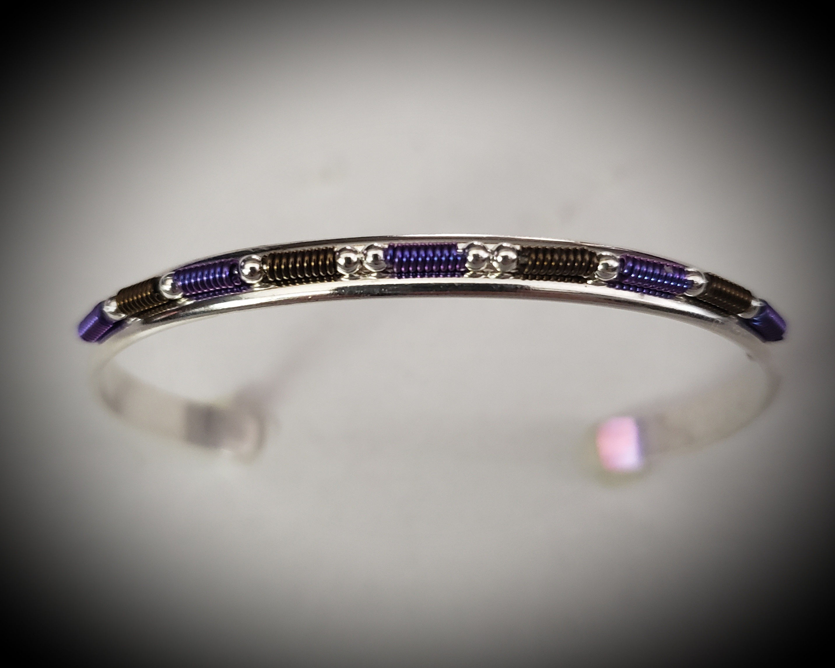 Sterling Silver Niobium Bracelet