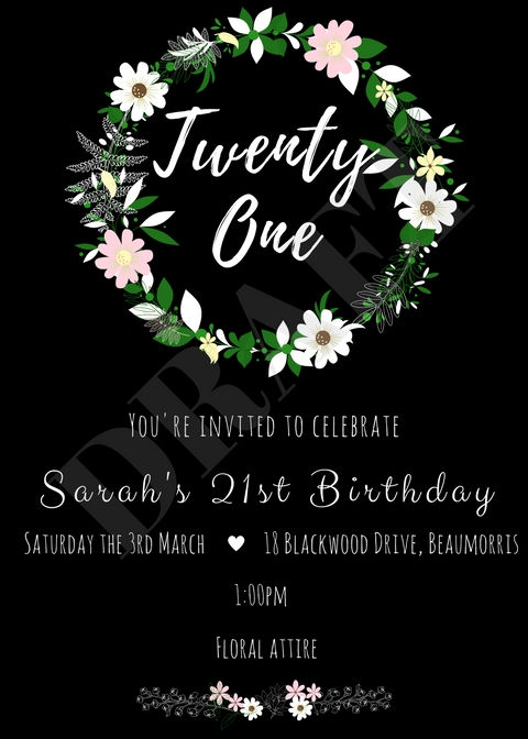 Thumbnail: PERSONALISED INVITATION