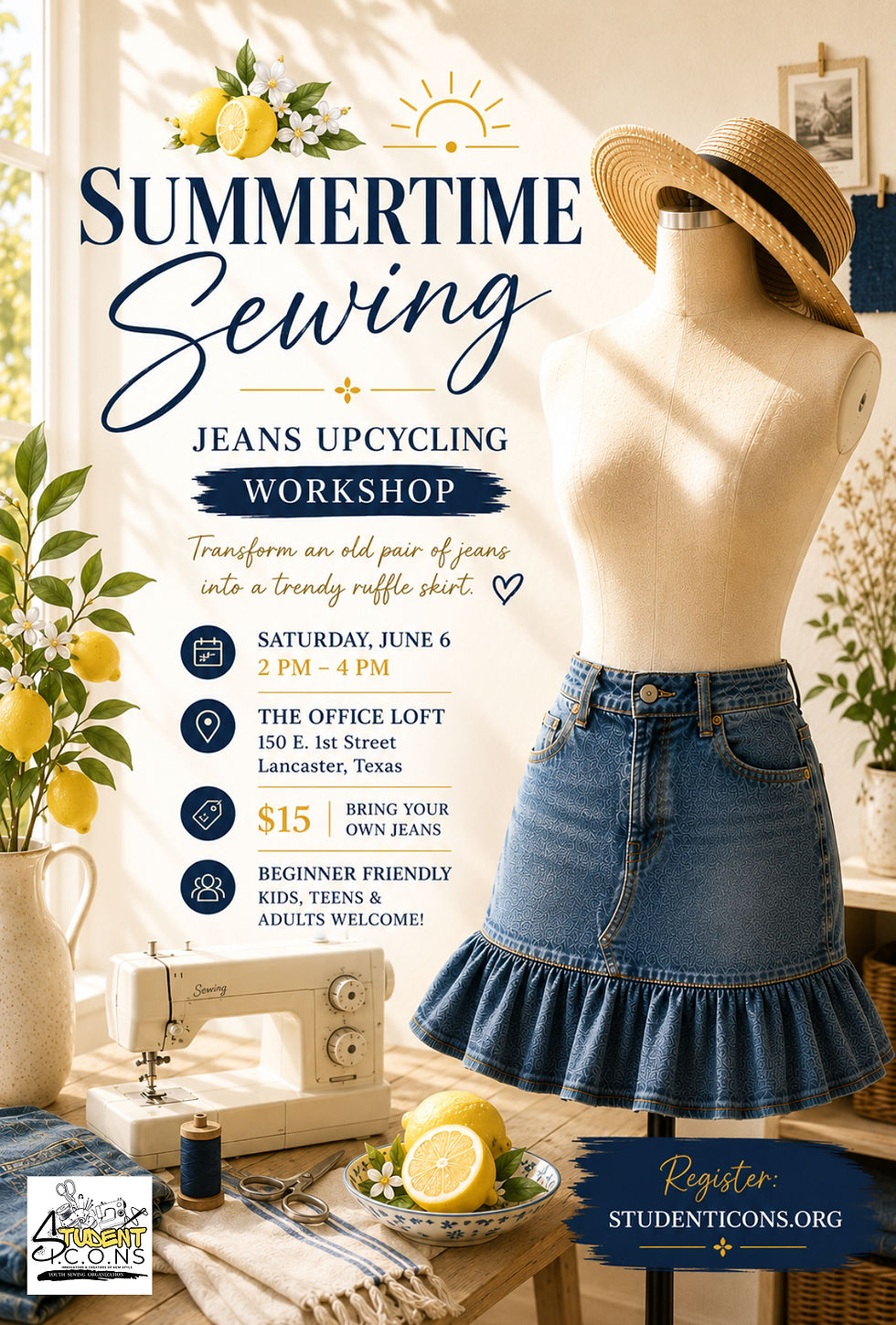 Jeans Upcycle Workshop!