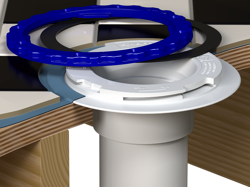 A New Standard in Toilet Flanges Watertight & Floor Protecting